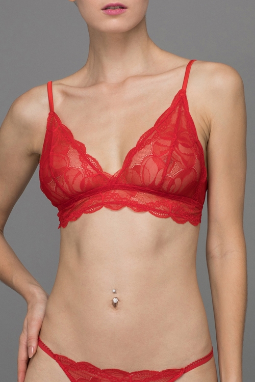 LADY IN RED TRIANGLE BRA